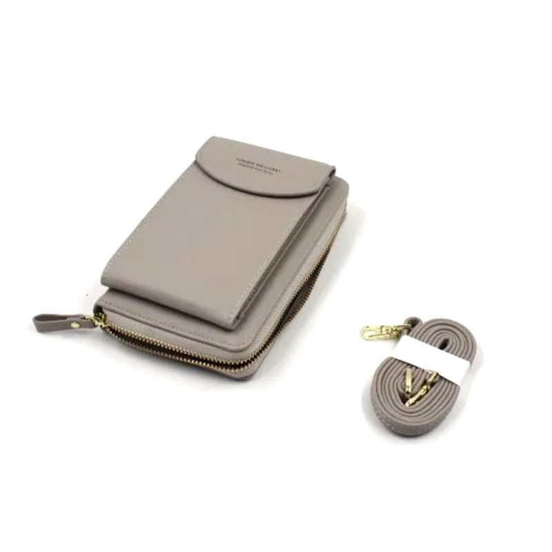 Стильний Гаманець Baellerry N8591 м'яка еко-шкіра (Сірий) для зберігання грошей, карт, смартфона, ключів Одеса - фото 2