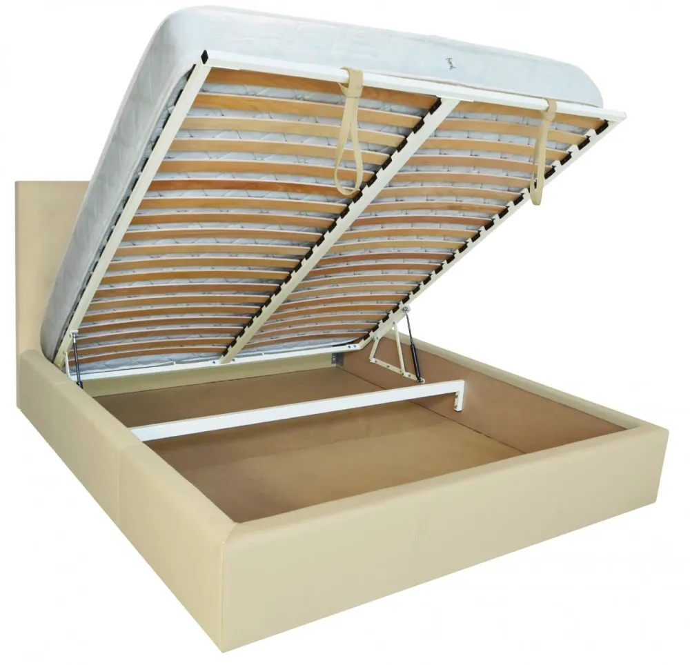 Кровать Bristol VIP 120 х 190 см Fly 2207 A1 С дополнительной металлической цельносварной рамой Бежевый Киев - изображение 4