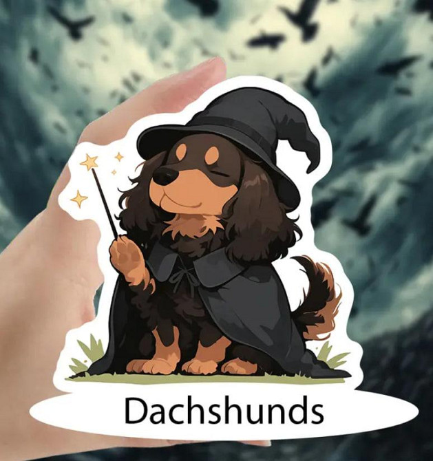 Набор виниловых наклейок Такси 55 шт – наклейки собаки для телефона, ноутбука Киев - изображение 5