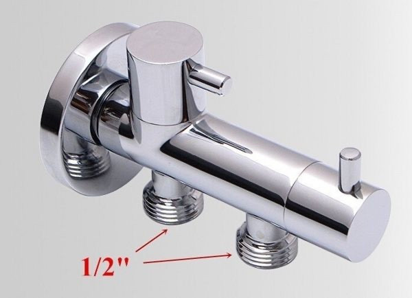 Монокран Zerix LR5398-4 для гігієнічного душу та бачка унітазу латунний (LL1212) Чернівці - фото 3
