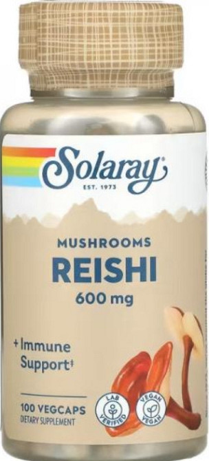 Гриб Рейши Solaray Reishi Mushroom 600mg 100 капс Киев - изображение 1