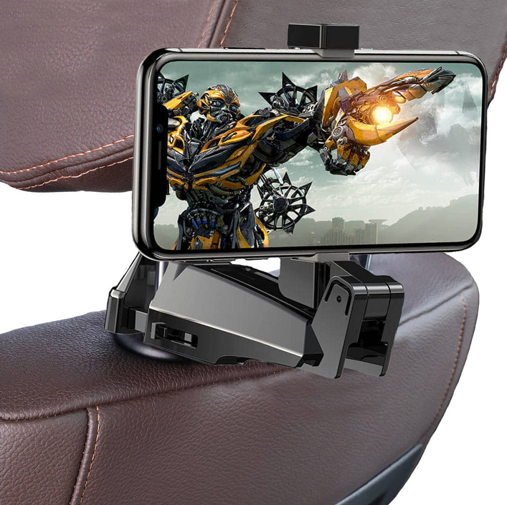 Тримач для мобiльного Baseus Backseat Vehicle Phone Holder Hook Black Київ - фото 2