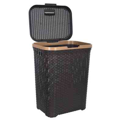 Кошик для білизни Violet House 0726 Ротанг Coffee 55 л (0726 Ротанг COF 55 л) Вінниця
