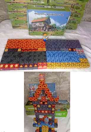 Магнітний конструктор  Майнкрафт 100-300 шт + фігурки лего в ПОДАРУНОК Харьков