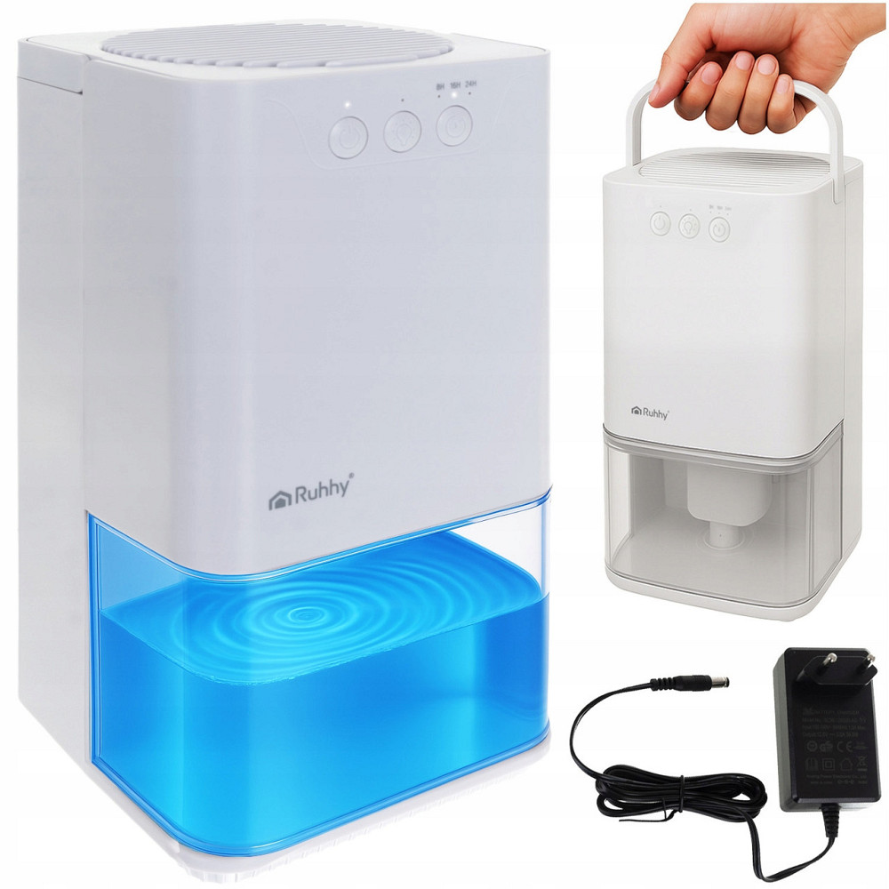 Осушувач повітря 1400 мл зі світлодіодним підсвічуванням і таймером Ruhhy (26495) 36 Вт Нововолинськ - фото 1