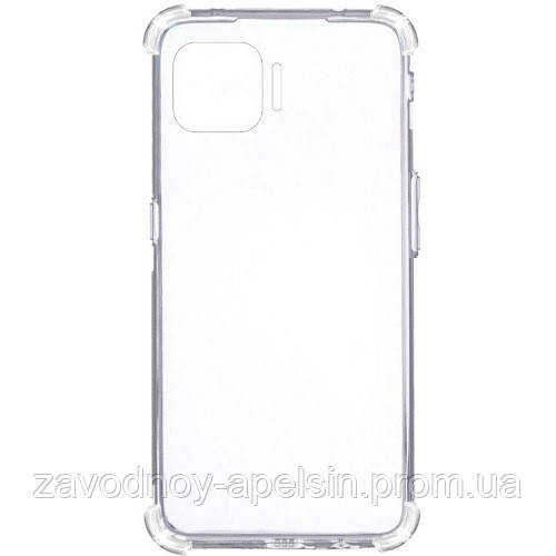Oppo A73 Прозорий чохол Посилені кути Антишок Одеса - фото 1