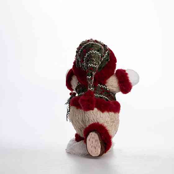 Новорічна фігурка Сніговик з шишкою 19×17×40 (см) CR-4-16 Київ