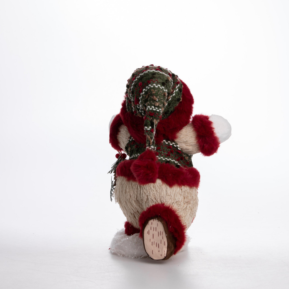 Новорічна фігурка Сніговик з шишкою 19×17×40 (см) CR-4-16 Київ - фото 3