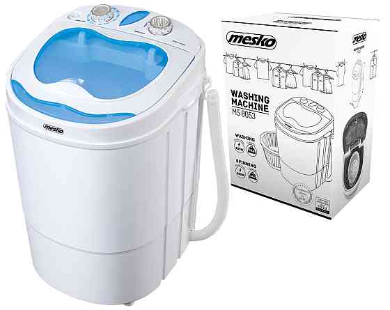 Туристическая стиральная машина 3 кг переносная с центрифугой Mesko MS (8053) 400 Вт Нововолынск