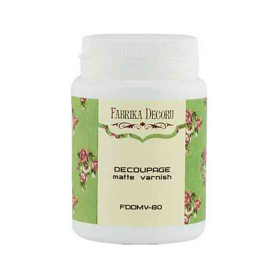 Лак-финиш для декупажа FDDMV-80, 80 мл, матовый Винница