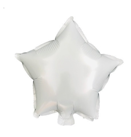Шарик звездочка фольгированный 10 дюймов белый Киев - изображение 2