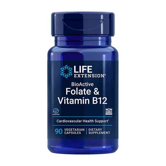 Folate &amp; Vitamin B12 (90 veg caps) Луцьк