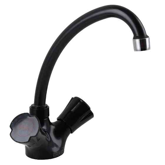 Змішувач для кухні BRAVO B2-11-203 термостійкий ABS пластик, чорний Київ