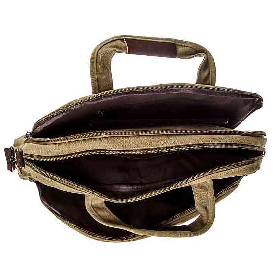 Сумка текстильна для ноутбука Хакі (Vintage) Київ