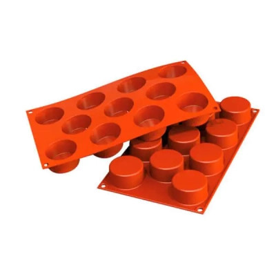 Форма для выпечки Silikomart "Циліндр" 50 mm h27 , 11 x 55 ml (SF204/C) Винница - изображение 1