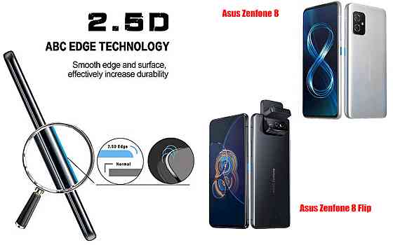 Защитное стекло ArmorGlass для Asus Zenfone 8, Zenfone 8 Flip – устойчивое к царапинам и ударам Киев