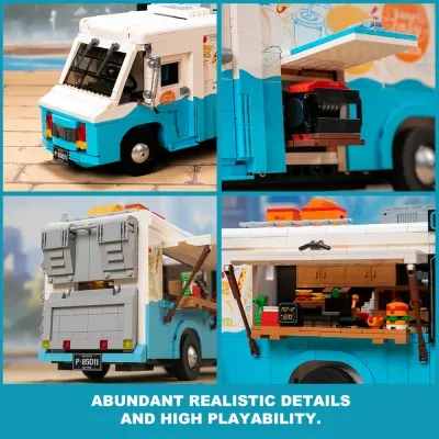 Конструктор Pantasy Original - Joyside Series Ретро-фудтрак (85011) Винница - изображение 3