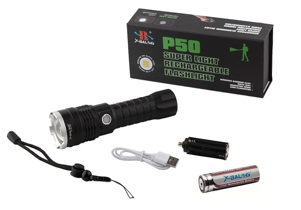 Ліхтар X-BALOG BL-A72-P50 алюмінієвий (діапазон до 1500 м) L-071 Киев - изображение 9