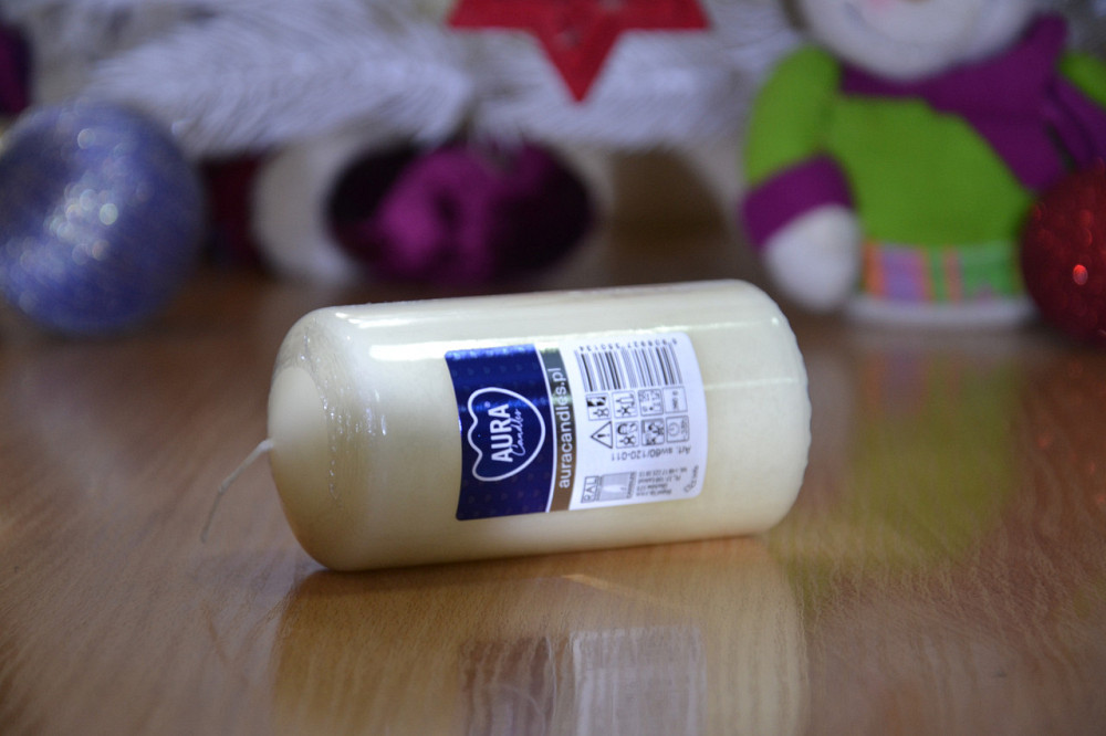 Свічка парафінова циліндрична Bispol AURA Candles Молоча (sw60/120-011) Луцк - изображение 9