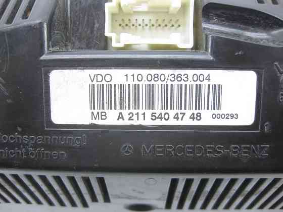 Mercedes-Benz  A2115404748 Щиток - панель приладів для дизельних авто в милях E-class W211 E-class S211 Одеса