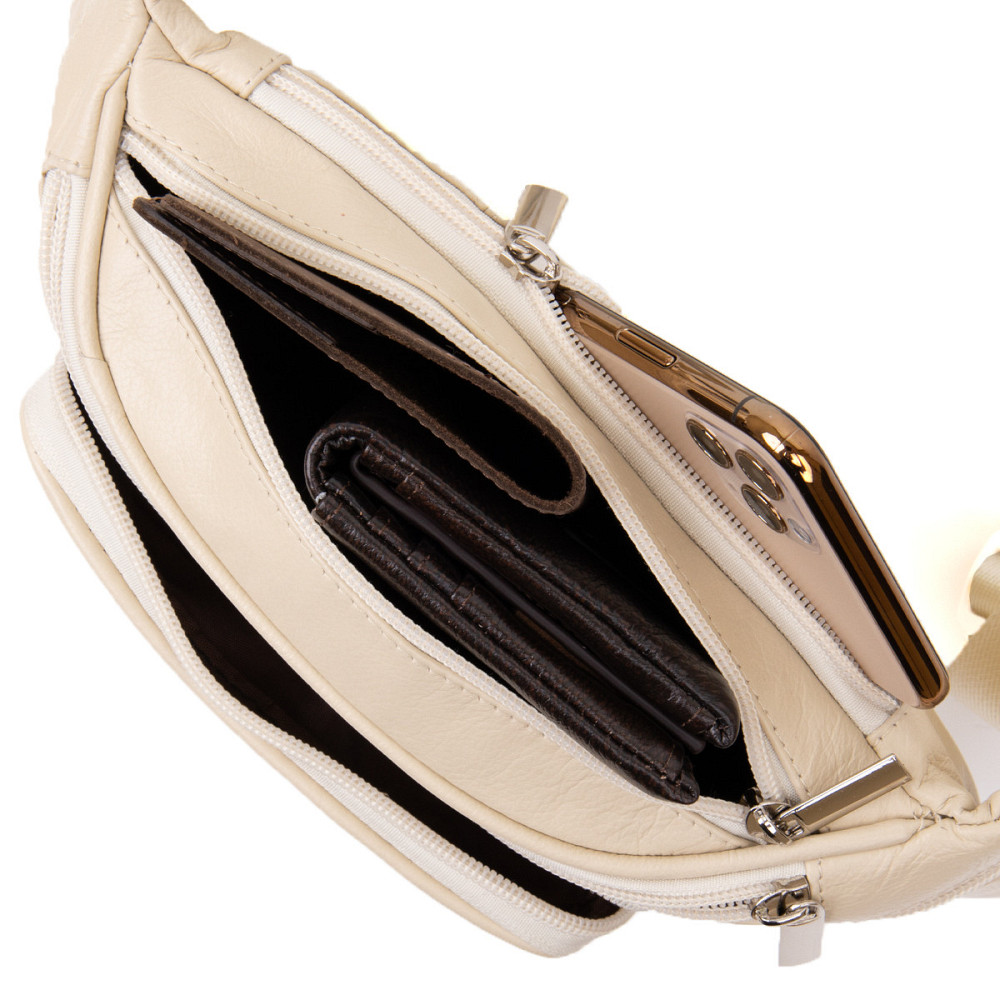 Бананка поясна унісекс Біла (Vintage) Київ - фото 7