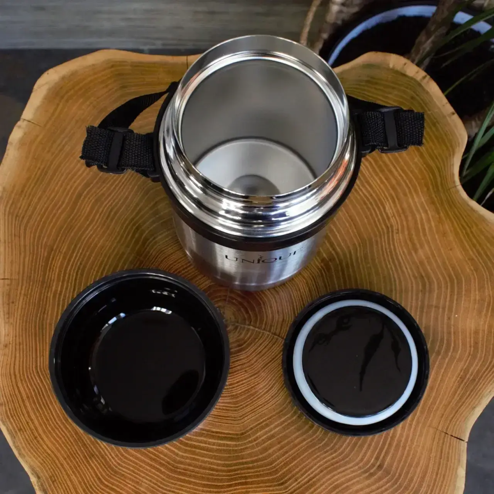 Термос Вакуумний 0.60 л харчовий З високоякісної нержавіючої сталі UNIQUE UN-1031 Одеса - фото 7