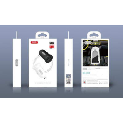 Зарядний пристрій XO CC18 2.1A/2 USB Black (XO-CC18-BK) Вінниця - фото 4