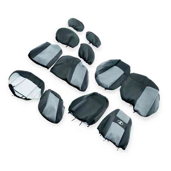 Чехлы ваз 2111-12 серые ткань салона Мукачево