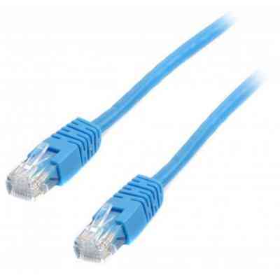 Патч-корд 0.5м UTP cat 6 CCA blue Cablexpert (PP6U-0.5M/B) Вінниця
