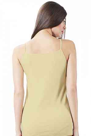 Майка жіноча на тонкій бретельці — Бежевий Ozkan 0107-3 3XL Київ