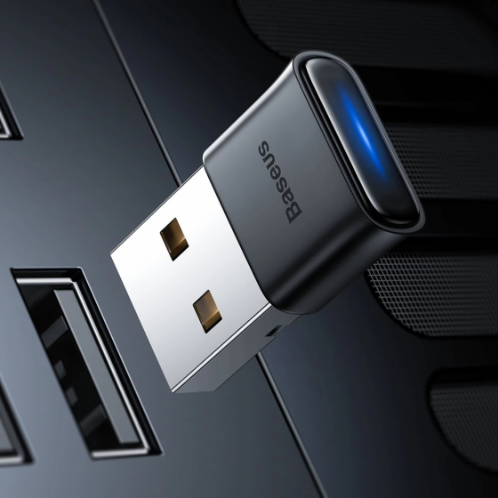 Адаптер Bluetooth Baseus BA04, колір чорний ZJBA000001 Одеса