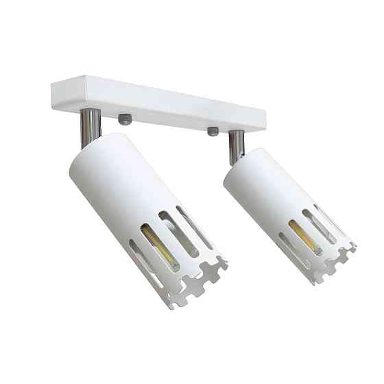 Светильник потолочный MSK Electric Teramo спот поворотный на два плафона белый NL 18050-2 WH Одесса