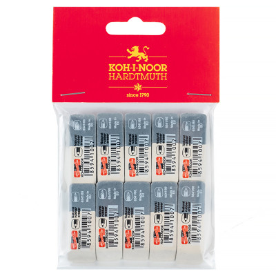 Ластик Koh-i-Noor комбинированная SunPearl (полибег 10 шт) (6541/80/10/P) Винница - изображение 2