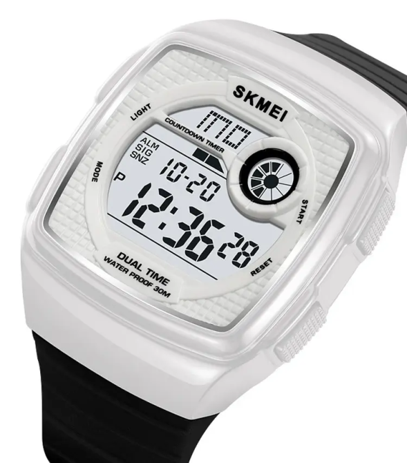 Годинник чоловічий наручний спортивний Skmei 2208 (Білий) Київ - фото 3