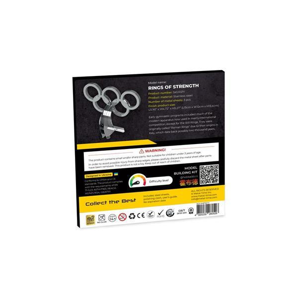 Колекційна модель-конструктор Metal Time Rings of Strength Олімпійські кільця (MT021Y) Харків - фото 14