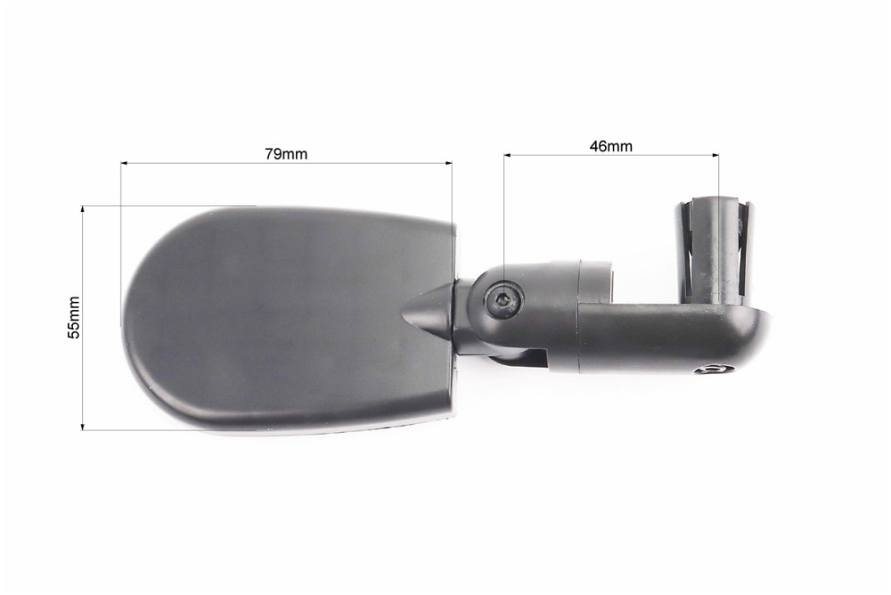 Дзеркало регульоване, кут налаштування 360°, чорне BM-101 Київ - фото 3