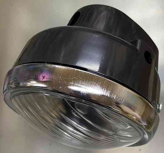 Фара (у зборі) Alpha (кругла, чорна) VDK Київ