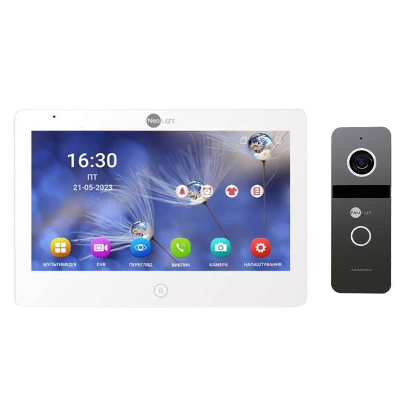 Комплект відеодомофона NeoLight NeoKIT IP Pro WF 10 Київ - фото 1