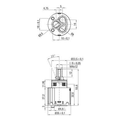 Душовий гарнітур Deante Silia (BQS_R18P) Вінниця