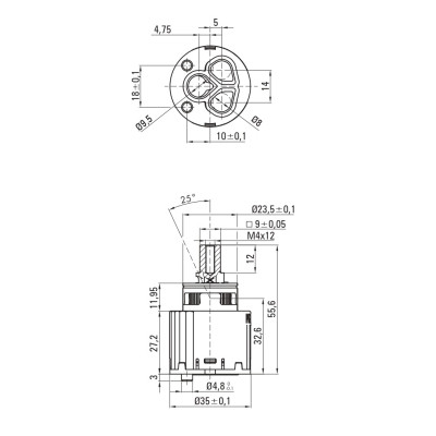 Душовий гарнітур Deante Silia (BQS_R18P) Вінниця - фото 5