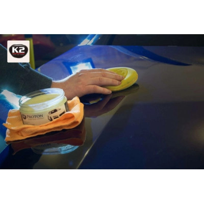 Автополіроль K2 Proton з губкою та ганчіркою 200г (G040) Вінниця - фото 4