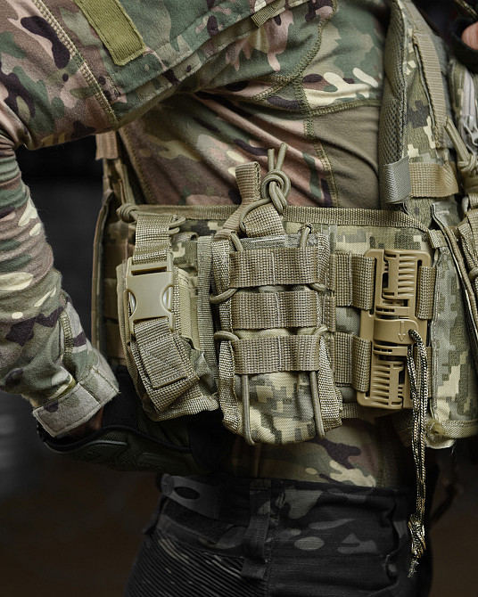 Плитоноска з напашником і підсумками піксель швидке скидання Одеса - фото 15