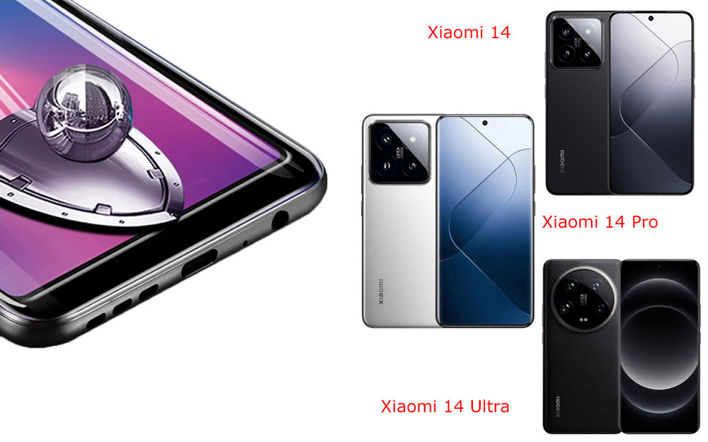 Захисне скло DefenzoGlass для Xiaomi 14, 14 Pro, 14 Ultra – подвійна міцність Київ - фото 1