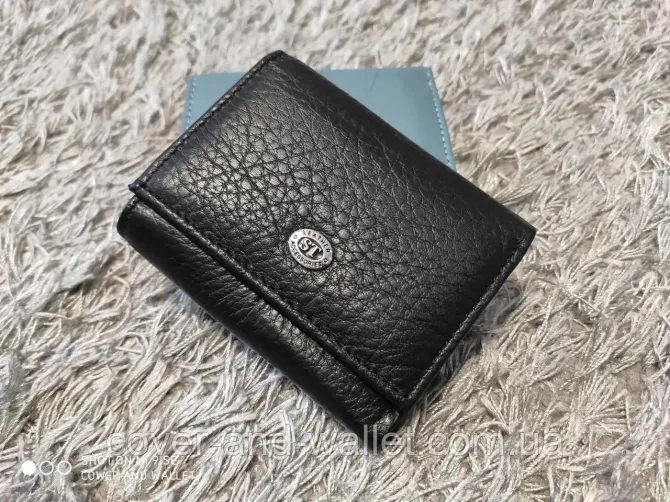 Оригинальный маленький женский кожаный бумажник ST Leather Киев - изображение 2