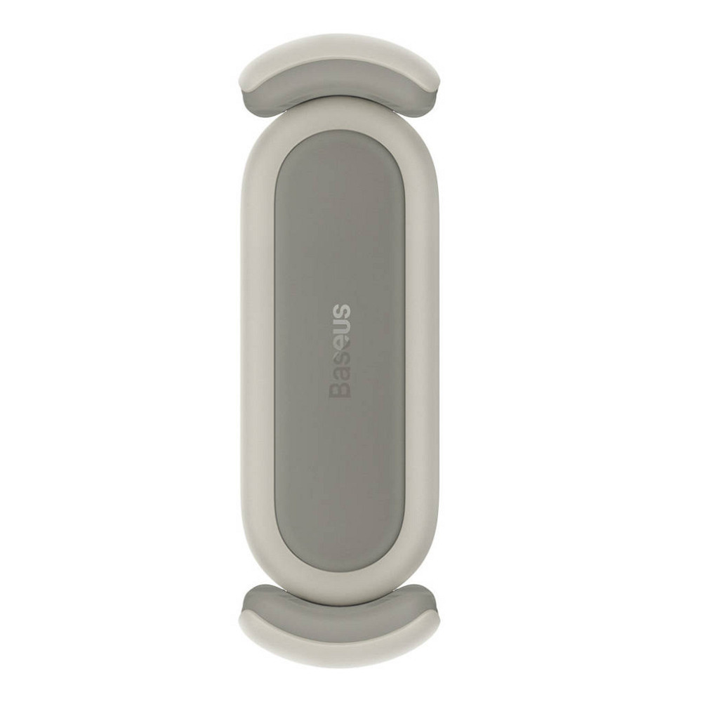 Автомобільне кріплення для смартфона 4.7-6.7" Steel Cannon 2 (На решітку) Baseus Кремово-Біле Винница - изображение 2