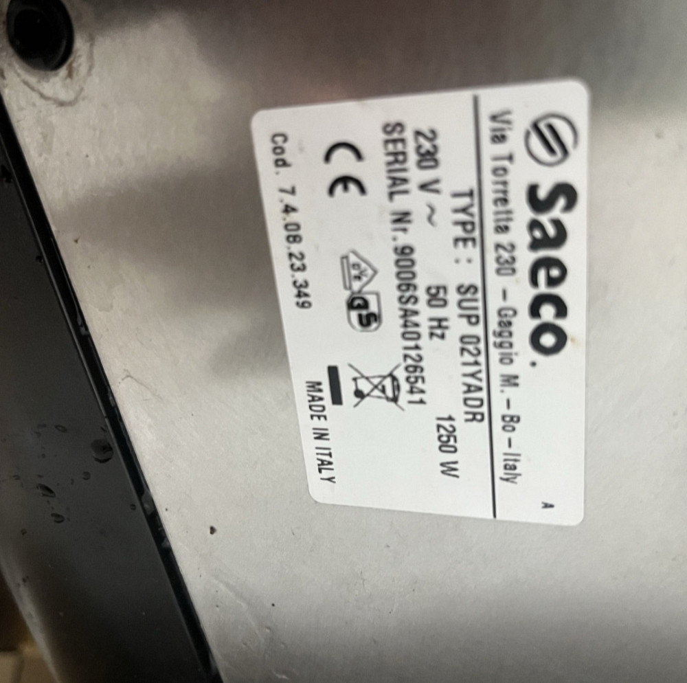 Кофемашина Saeco Incanto Sirius S-Class
SUP 021YADR Киев - изображение 1