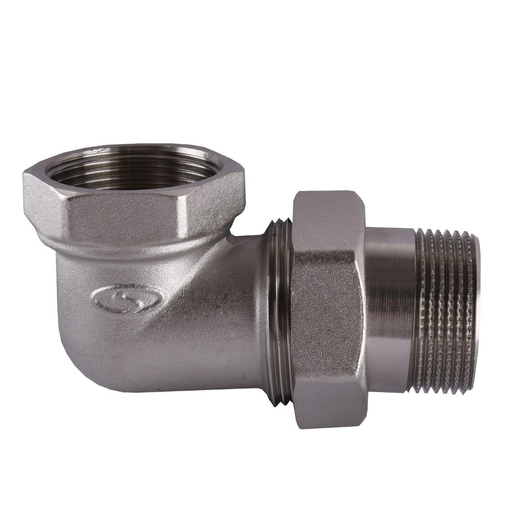 Сгон-американка угловой SOLOMON 2″ НИКЕЛЬ 1600 (000001513) Киев - изображение 1