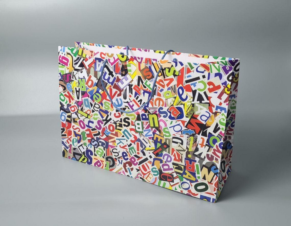 Паперовий пакет горизонтальний гігант 46*33*15 (артGG-032) (12 шт.) Харків - фото 1