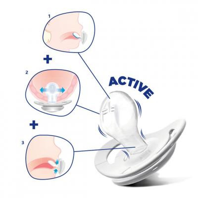 Пустышка Chicco Physio Comfort силиконовая от 6 до 16 месяцев розовая (74913.11.00.00) Винница - изображение 3