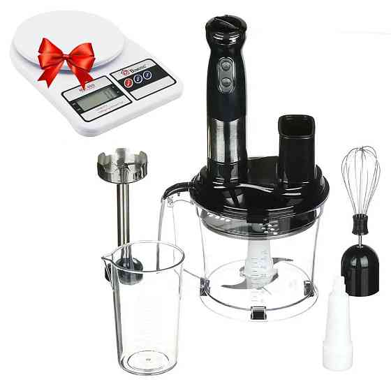 Блендер 4в1 Rainberg RB-2238 + Подарок Весы до 10кг SF-400 / Блендер с чашей / Ручной блендер измельчитель Киев